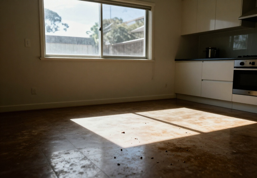 Rodent infestation in a Wetherill Park warehouse before treatment